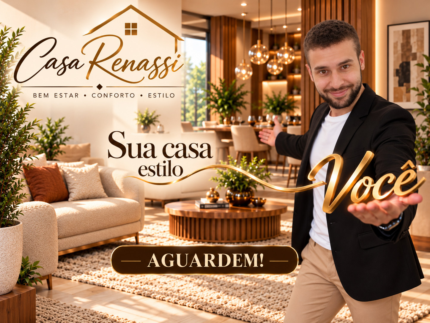 Casa Renassi — Bem estar, conforto e estilo. Sua casa estilo Você. Aguarde!